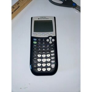 Texas Instruments TI-84 Plus Graphing Calculator Black Silver with Slide Cover